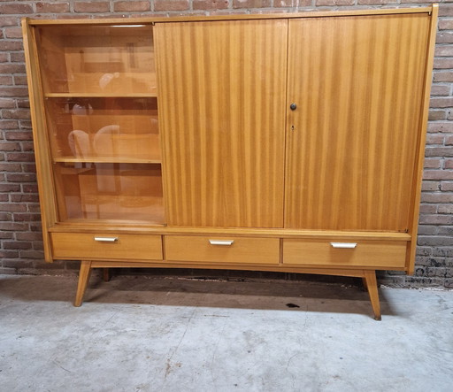 Bartels vintage wall cabinet display cabinet TV cabinet
