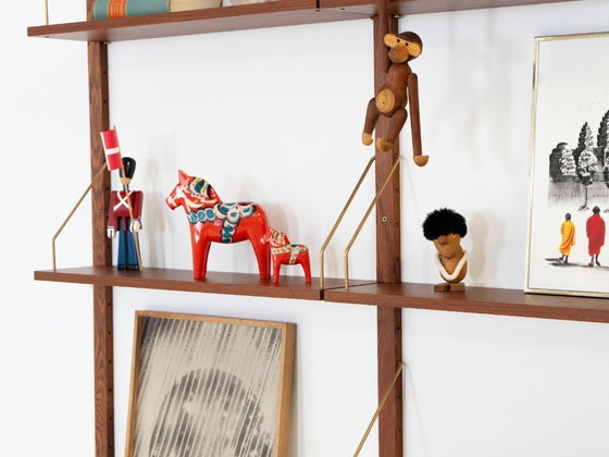 Teak Modular Shelving Unit, Danish Design, 1960s, Made in Denmark – Wood (photo 6 of 16)