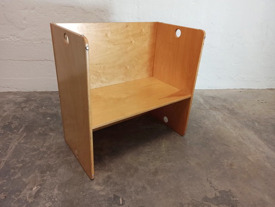 Image 1 of Conjunto Montessori de mesa y sillas de madera para niños