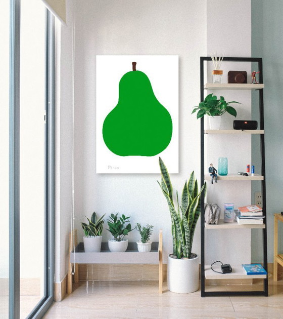 Image 1 of La Pera - Enzo Mari Serie della Natura 1963 - Poster 70 x 100 cm