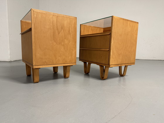 Image 1 of Comodini Pastoe serie Birch Cees Braakman anni '50/'60
