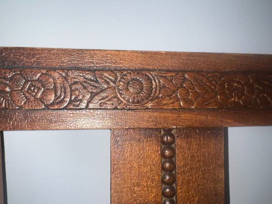 2 sedie in rovere antico, stile Art Déco – Sedie da pranzo, Wood (photo 9 of 10)