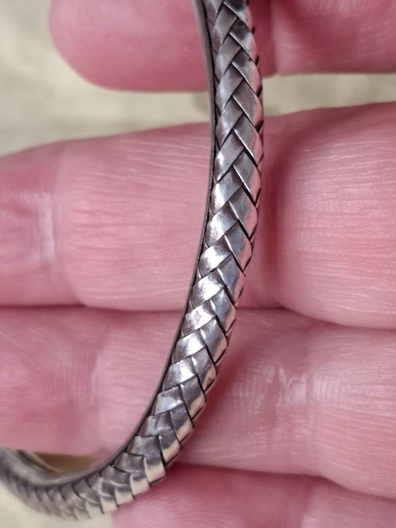 Image 1 of Massief zilveren armband, 20 cm (geschikt voor polsen van 18,5 tot 22 cm)