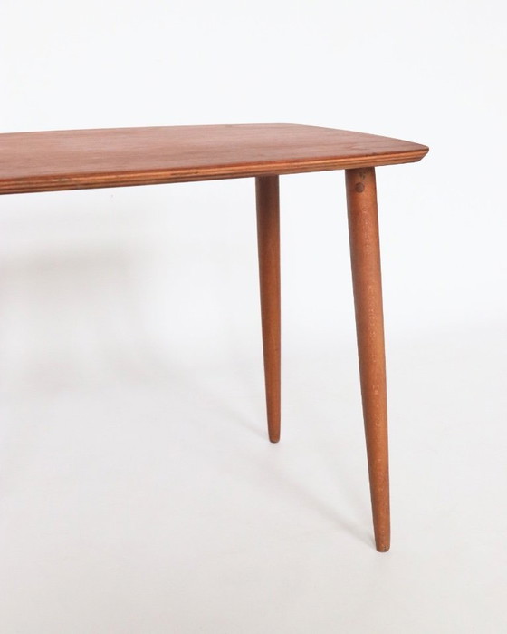Image 1 of Vintage side table teak coffee table retro mid-century