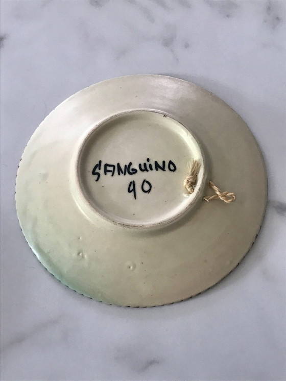 Image 1 of Piccolo piatto da parete Sanguino, Spagna, anni '90