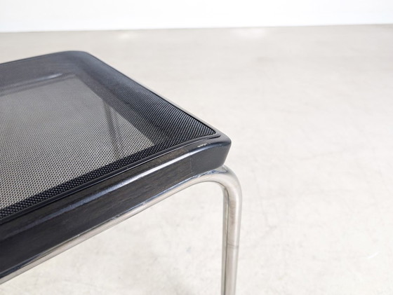 Image 1 of Originele set van 4 Thonet stoelen S32N mesh design cantilever