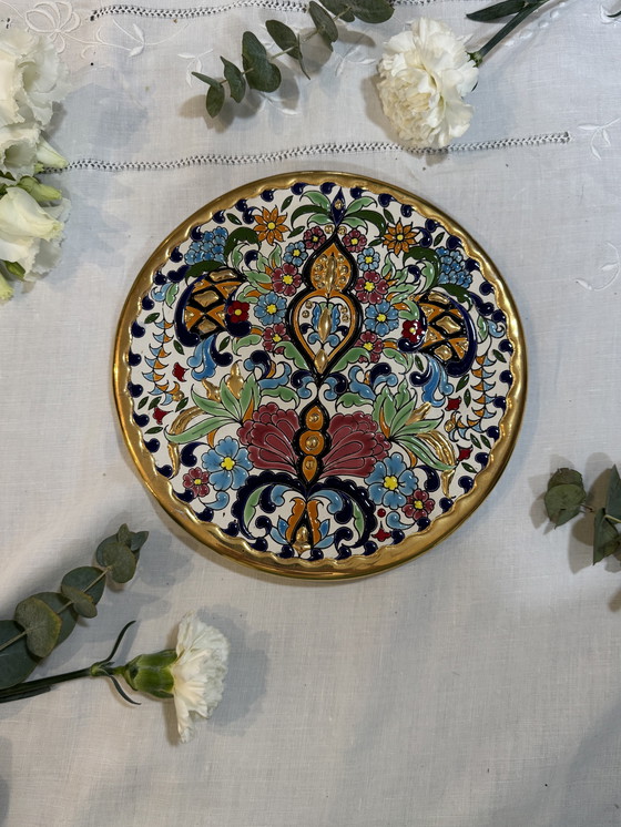 Image 1 of Assiette espagnole peint main 
