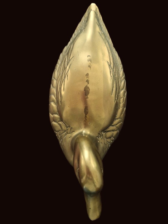 Image 1 of Grande anatra in rame massiccio - anni '70 - 1245 grammi