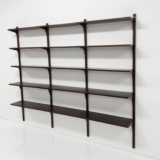 Image 1 of Système Royal Poul Cadovius, étagères murales modulaires en palissandre