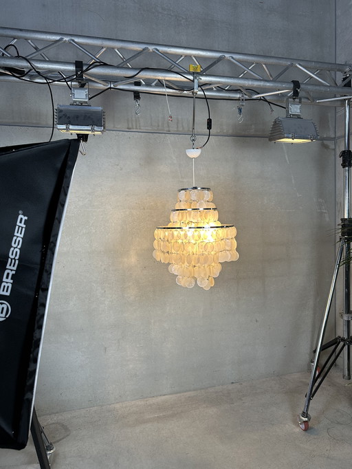 Vintage XL shell chandelier
