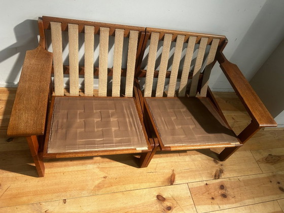 Mid-Century Two-seater in Leather Aksel Dahl – KP Møbler, 2 seaters, Wood (photo 15 of 27)