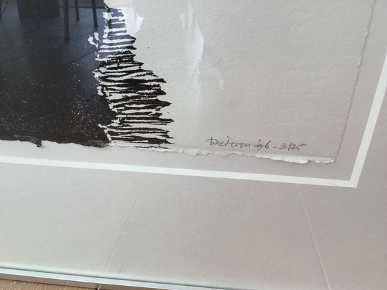 Image 1 of Jef Diederen bois/linogravure /25 Maastricht