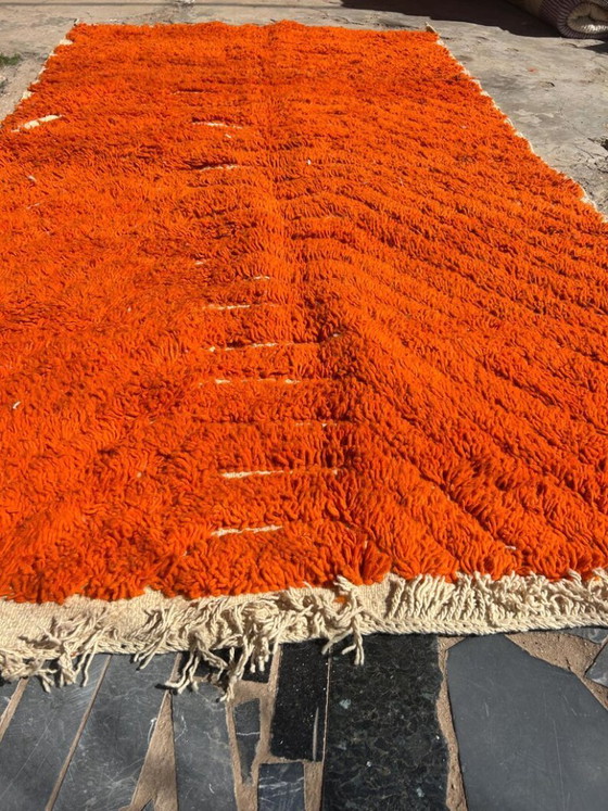 Image 1 of Handgeknüpfter Berberteppich in Orange, 200 cm x 300 cm