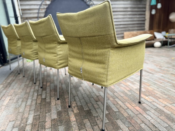 4x Gola Chaise de salle à manger Design on Stock – Chaises de salle à manger, Metal, Textile (photo 3 of 7)