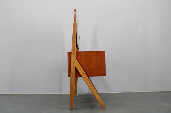 Image 1 of 1960s Danish Teak Cabinet with Mirror