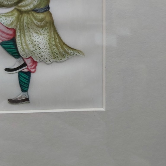 Image 1 of Siglo XIX, conjunto de 4 pinturas chinas