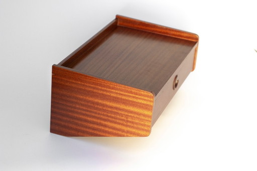 Nightstand wall shelf in teak - Denmark 1960's