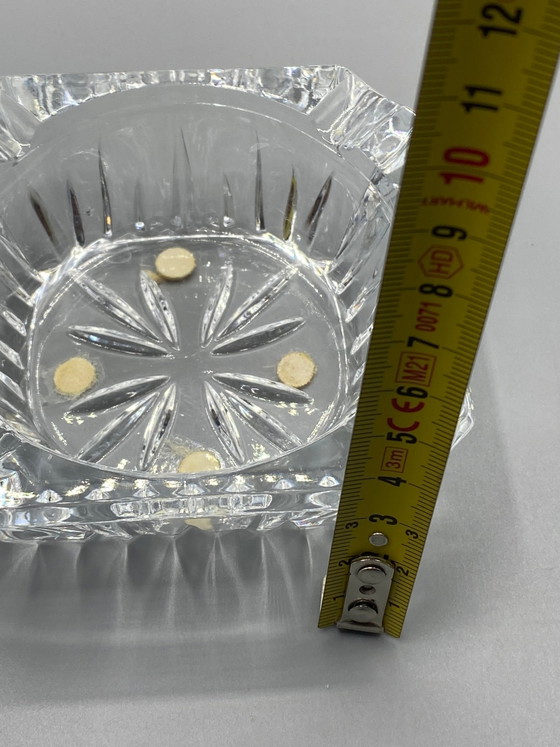 Vintage asbak van dik glas – Sterrenhemeldecoratie – jaren 60-70 – Glazen & Karaffen (photo 5 of 5)