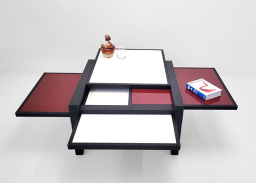 Table basse modulaire extensible « Hexa » – Vuarnesson pour Bellato, France, années 1980