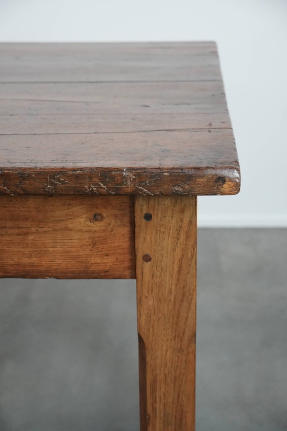 Image 1 of Large antique French farm dining table for 6 to 8 people