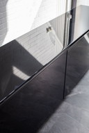 Sheraton Sideboard by Giotto Stoppino for Acerbis in laquered black, Italy, 1970s