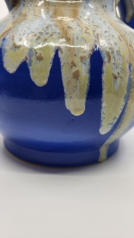 Image 1 of Bleu France 1940 ceramic "Alpho" vases