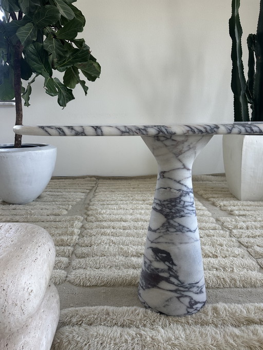 Calacatta viola console side table marmer