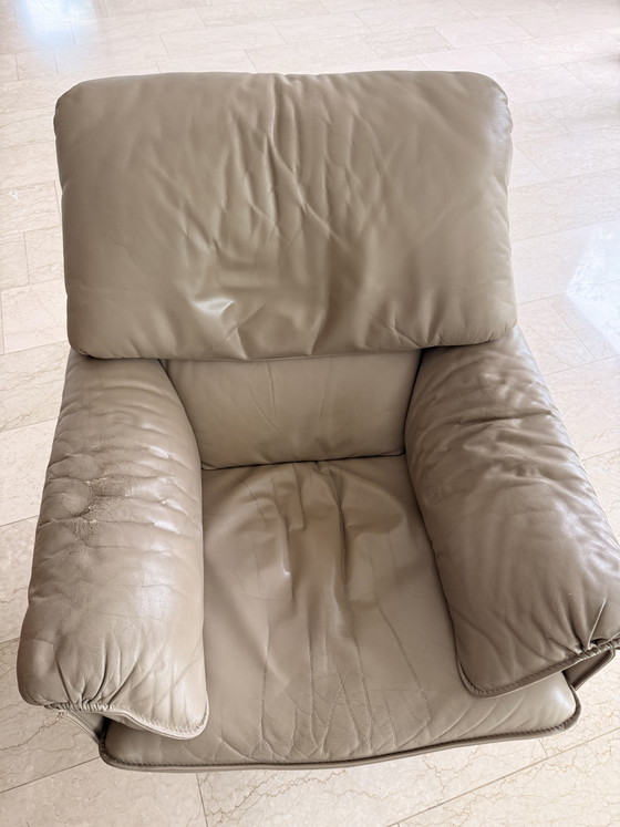 Canapé et fauteuil Leolux – Leather, Wood (photo 4 of 7)