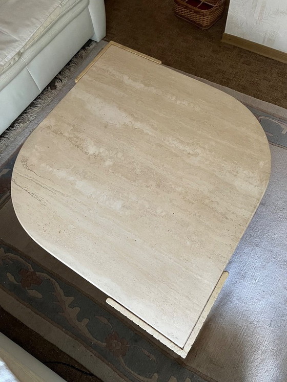 Image 1 of Tavolo in marmo travertino