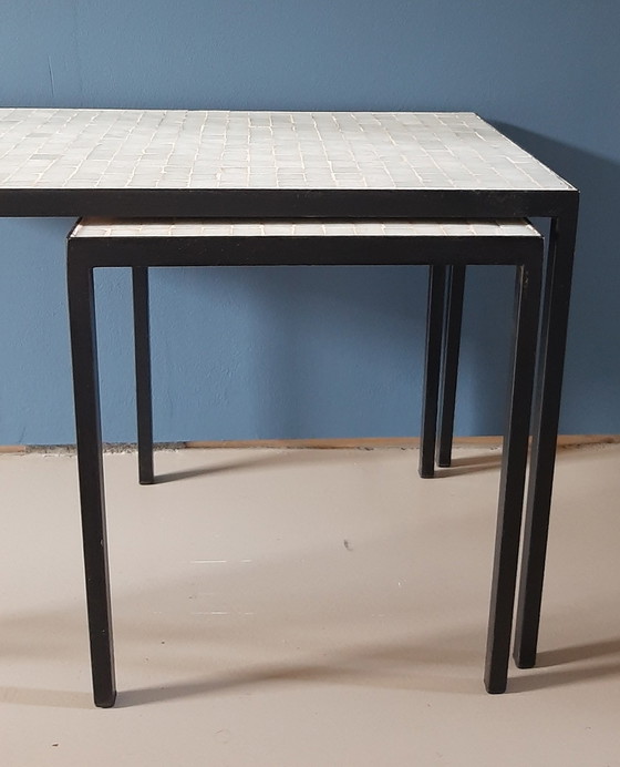 Floris Fiedeldij for Artimeta tables '60 Netherlands – Side tables, Metal, Glass (photo 9 of 10)