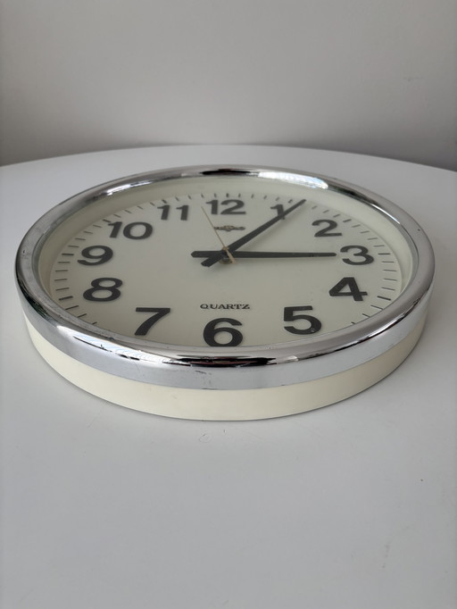 Large vintage wall clock - retro clock brand Tempic
