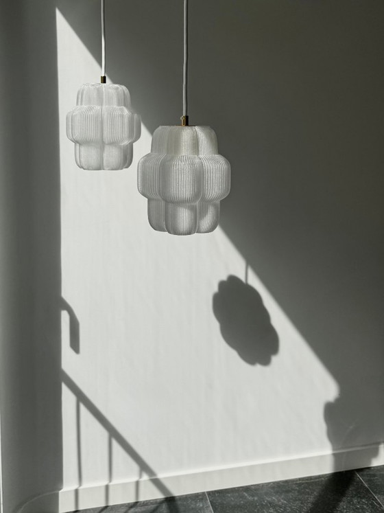 Image 1 of Petulia S "Snow White" ByLucop - Organic Sculptural Pendant Lamp - Artisan 3D Printed Design