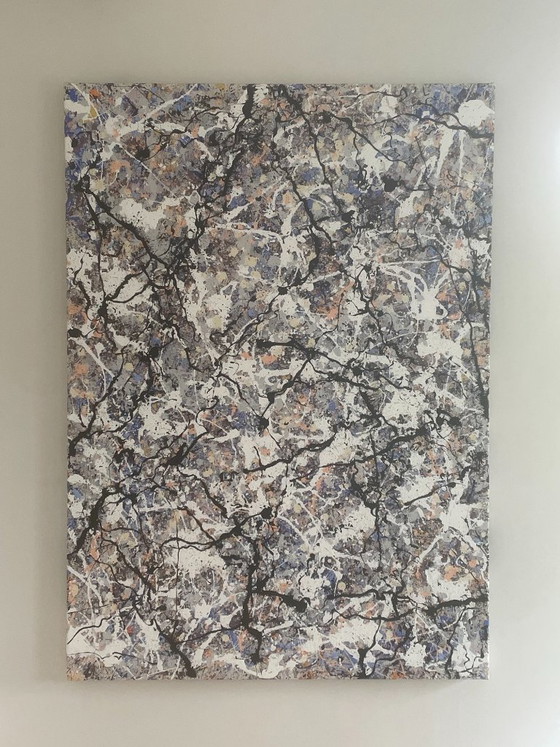 Image 1 of Painting by Denis De Gloire "Shimmering Blues"