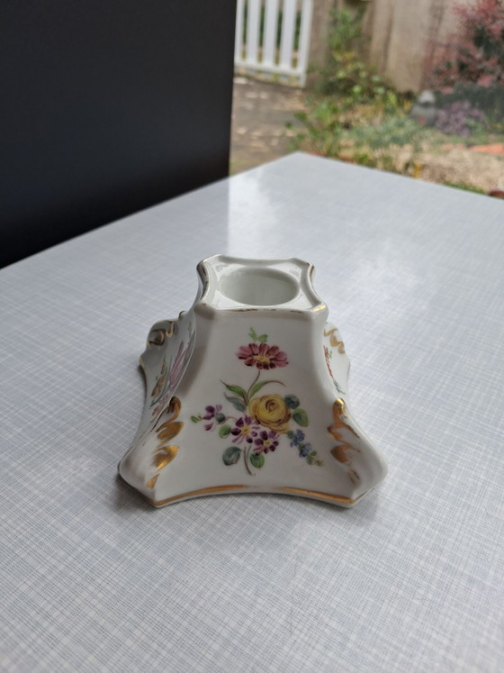Portacandele in Porcellana Meissen – Oro (photo 2 of 11)