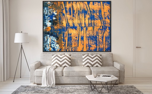 Jürgen Angeler - Orange Stamp - XXL