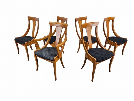 Chaises Gondola vintage de Pietro Costantini, années 1980, Lot de 6 – Fauteuils de relaxation (photo 6 of 15)