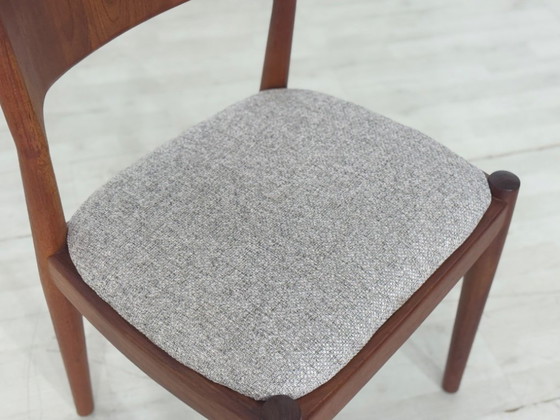 Image 1 of 5x Henning Kjarnulf Teakhouten Stoelen Eetkamerstoelen Stoel Eetkamerstoel Vintage
