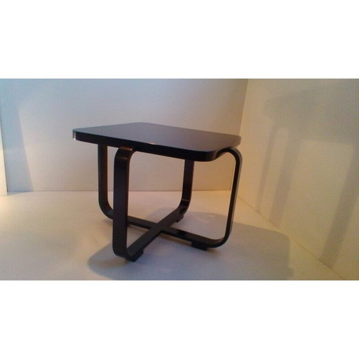 Table basse rectangulaire en bois vintage par Jindrich Halabala, 1940