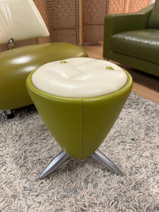 Image 1 of Complete Leolux Set Green | Sofa, Table, Chairs & Armchairs