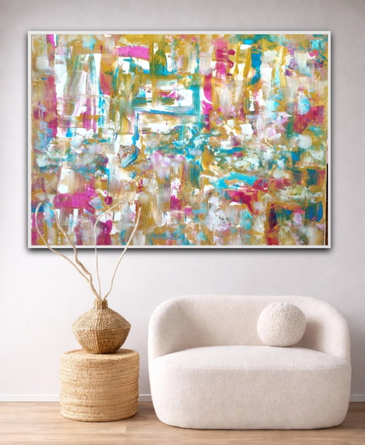 Composition abstraite XXL de Natia Antadze