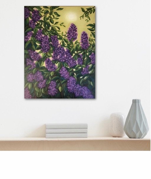 Lilac - Ölgemälde von Irina Gauss 
