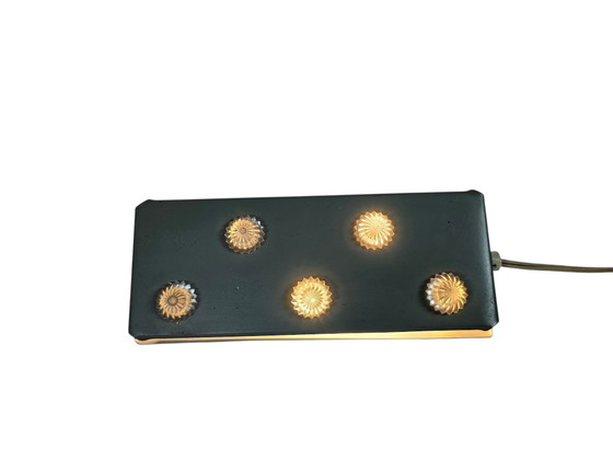 Image 1 of Herda Almelo - Vintage Bedlamp - Grijs - Sterren - Wandverlichting - 70's