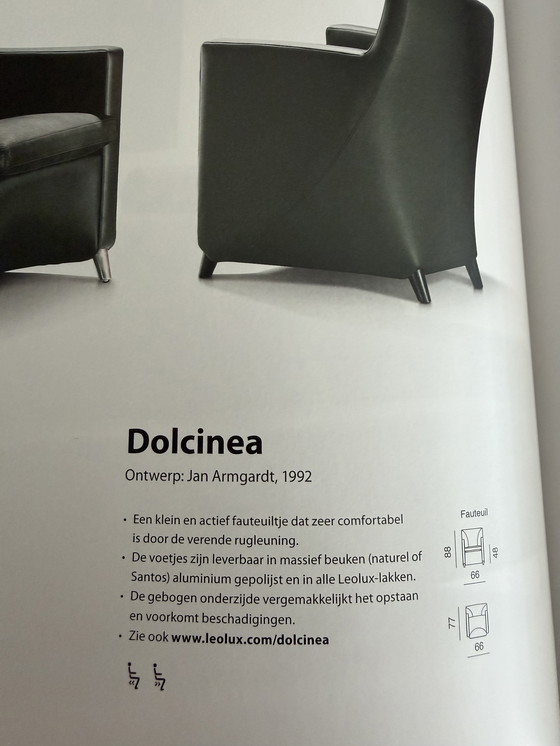 Image 1 of Leolux Dolcinea design fauteuil rood leer