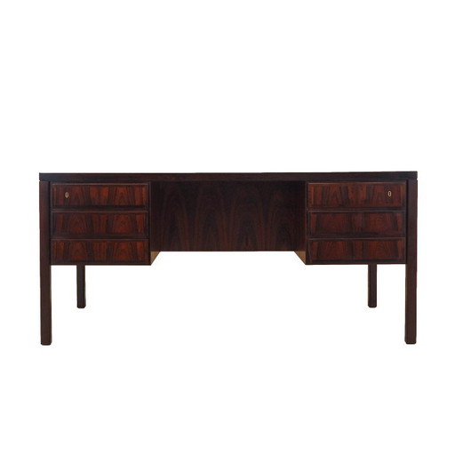 Bureau van palissanderhout, Deens design, jaren 70, vervaardigd door Omann Jun.