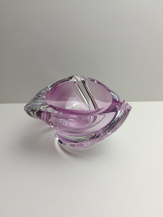Vide-Poche - Val Saint Lambert - Belgique - R. Delvenne, Circa: 1950 – Bols, Glass (photo 7 of 7)