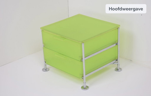 Kartell Mobil 2 Fluogroene Ladekast