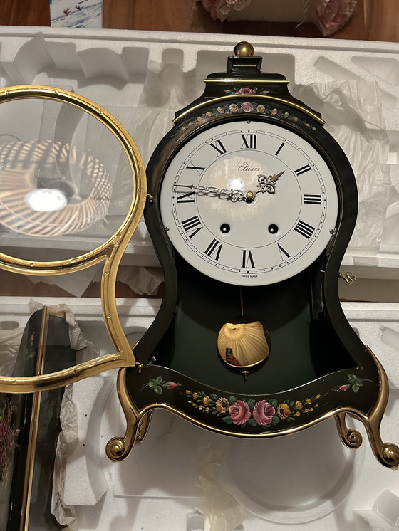Image 1 of Swiss handpainted clock - Eluxa Louis XIV 58cm