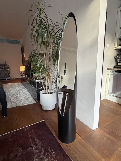 Lipstick mirror zwart