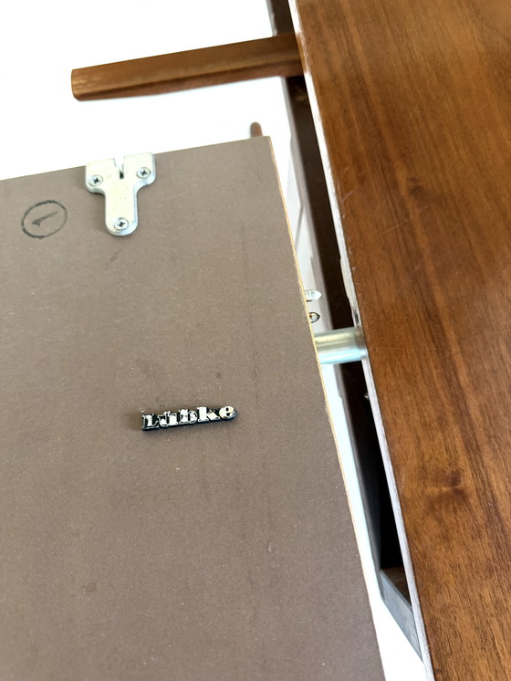 Image 1 of Vintage XL extendable teak dining table, Lübke '60