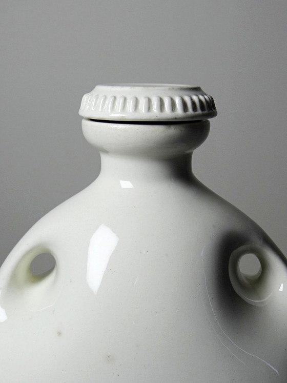 Antike Wärmflasche, The Mecca Grimwades England, Steingut, ca. 1910-1920 – Grimwades Ltd, Dekorative Objekte (photo 4 of 10)